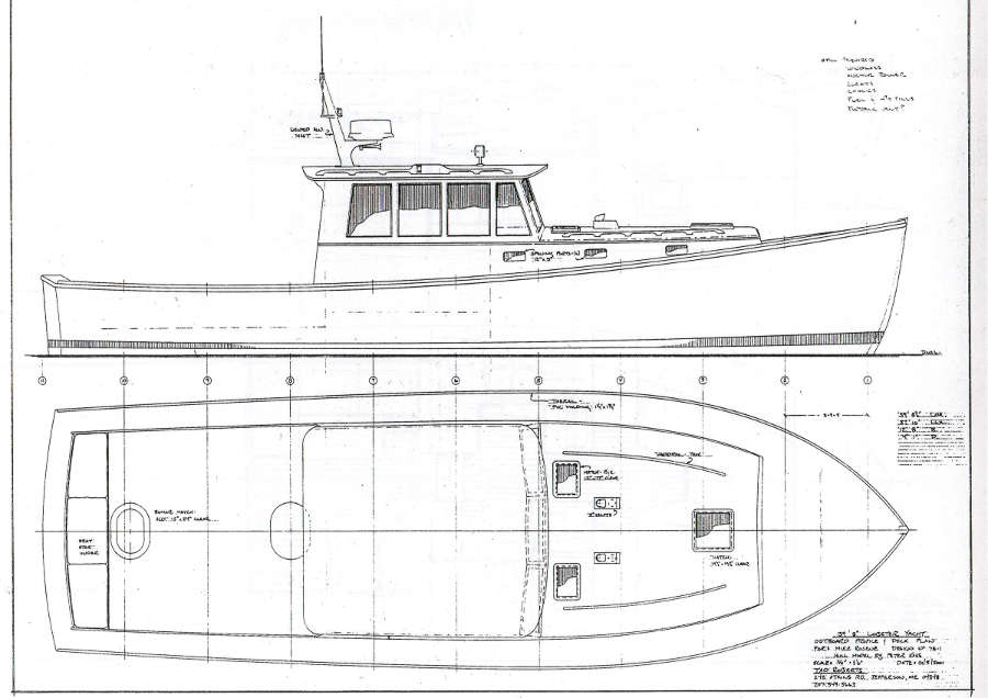 Wooden lobster boat plans | Geno