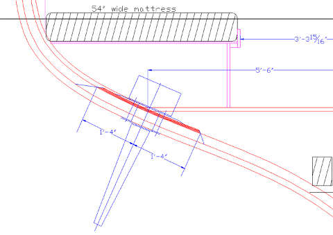 Construction drawing of a fin stabilizer 