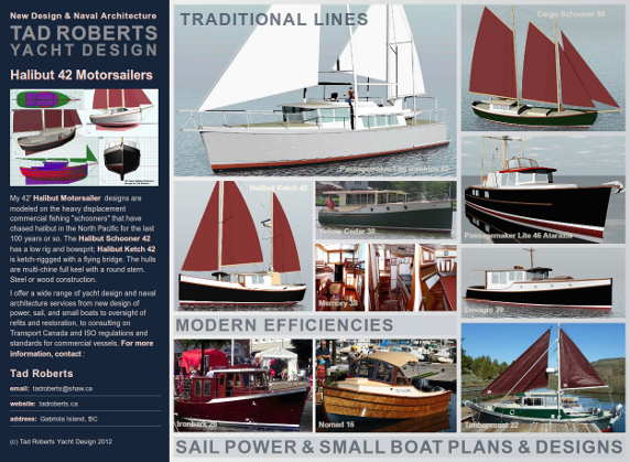 Tad Roberts Yacht Design 2012 Poster