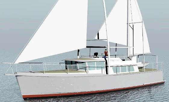 62' sail-assisted aluminum passagemaker