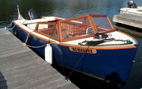 16' Strip-planked Speedboat