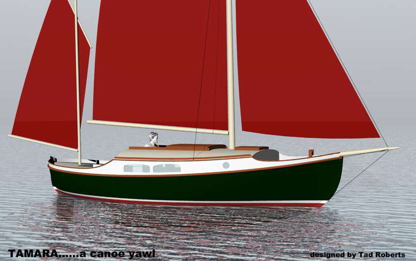 Sail Boats Under 29'~ Small Boat Designs by Tad Roberts