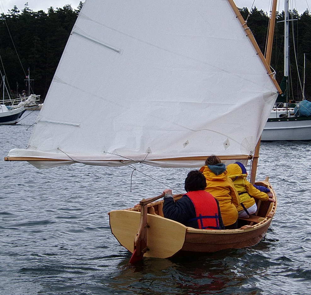 Pogy, 12' Sailing Dinghy ~ Sail and Oar Boats ~ Tad Roberts Small Boat 