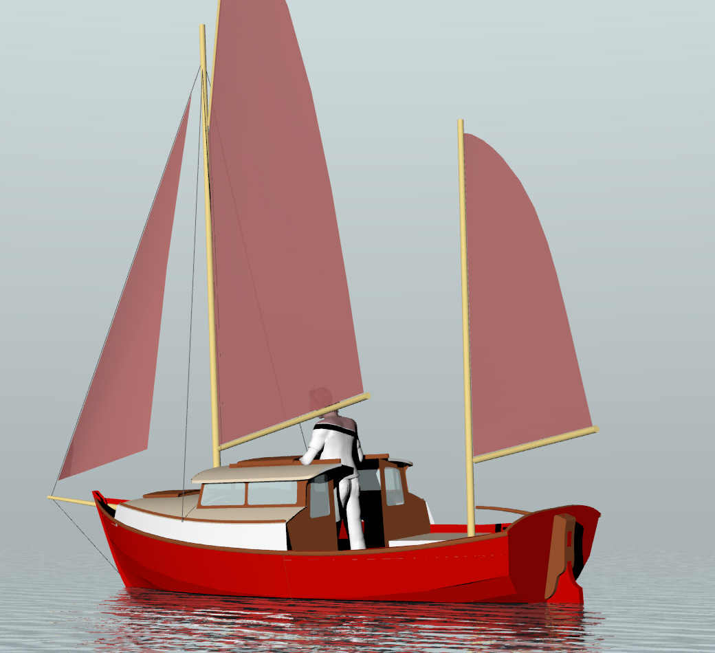 Pogy 17 Motorsailer ~ Sail Boats Under 29'~ Small Boat ...